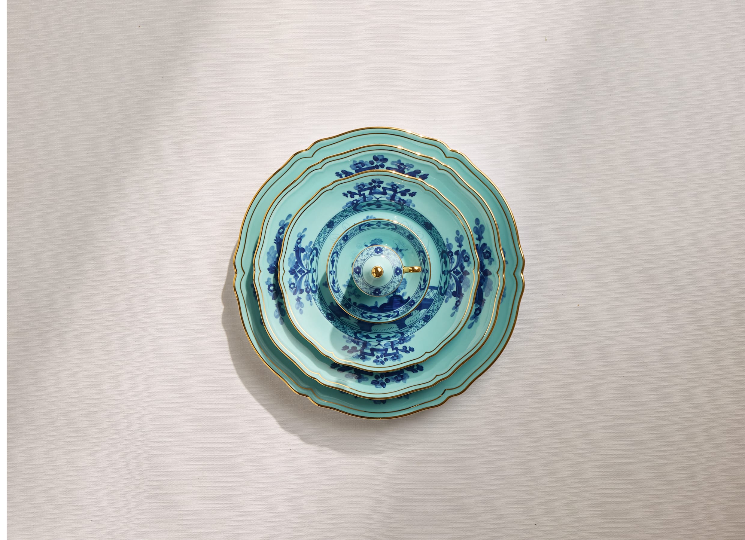 Tableware set for two | Iris | Ginori 1735